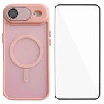 Custodia ibrida PC TPU con vetro per iPhone 16 e 15 Pro Max