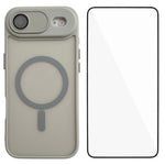 Custodia ibrida PC TPU con vetro per iPhone 16 e 15 Pro Max