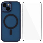 Custodia ibrida PC TPU con vetro per iPhone 13 e 14