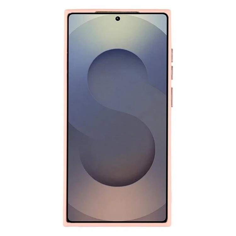 WANLONFENG Custodia per telefono ibrida in PC e TPU con magnete effetto pelle e protezione per lo schermo, For Galaxy S23 Ultra 5G