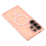WANLONFENG Custodia per telefono ibrida in PC e TPU con magnete effetto pelle e protezione per lo schermo, For Galaxy S23 Ultra 5G