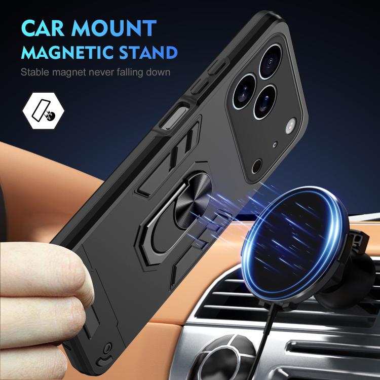 Custodia per telefono antiurto WANLONFENG con supporto integrato e 2 pellicole protettive per lo schermo., For iPhone 17 Pro Max, For iPhone 17 Pro, For iPhone 17, For iPhone Air, For iPhone 16 Pro Max, For iPhone 16 Pro, For iPhone 16                 ...