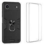 Custodia per telefono antiurto WANLONFENG con supporto integrato e 2 pellicole protettive per lo schermo., For iPhone 17 Pro Max, For iPhone 17 Pro, For iPhone 17, For iPhone Air, For iPhone 16 Pro Max, For iPhone 16 Pro, For iPhone 16                 ...