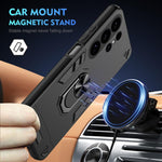 Custodia per telefono antiurto WANLONFENG con supporto integrato e 2 pellicole protettive per lo schermo., For Galaxy S26 Ultra 5G, For Galaxy S25 Ultra 5G, For Galaxy S26 5G, For Galaxy S25 FE 5G, For Galaxy S25+ 5G, For Galaxy S25 Edge 5G            ...