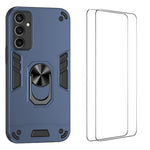Custodia per telefono antiurto WANLONFENG con supporto integrato e 2 pellicole protettive per lo schermo., For Galaxy S26 Ultra 5G, For Galaxy S25 Ultra 5G, For Galaxy S26 5G, For Galaxy S25 FE 5G, For Galaxy S25+ 5G, For Galaxy S25 Edge 5G            ...