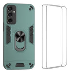 Custodia per telefono antiurto WANLONFENG con supporto integrato e 2 pellicole protettive per lo schermo., For Galaxy S26 Ultra 5G, For Galaxy S25 Ultra 5G, For Galaxy S26 5G, For Galaxy S25 FE 5G, For Galaxy S25+ 5G, For Galaxy S25 Edge 5G            ...
