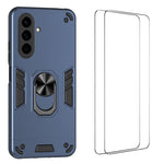 Custodia per telefono antiurto WANLONFENG con supporto integrato e 2 pellicole protettive per lo schermo., For Galaxy A57 5G, For Galaxy A37 5G, For Galaxy A17 5G / 4G, For Galaxy A07 4G, For Galaxy A06 5G, For Galaxy A56 5G, For Galaxy A26 5G         ...