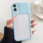Vernice spray dai colori tenui, custodia per telefono in TPU acrilico, For iPhone 12 Pro, For iPhone 11 Pro Max, For iPhone 11