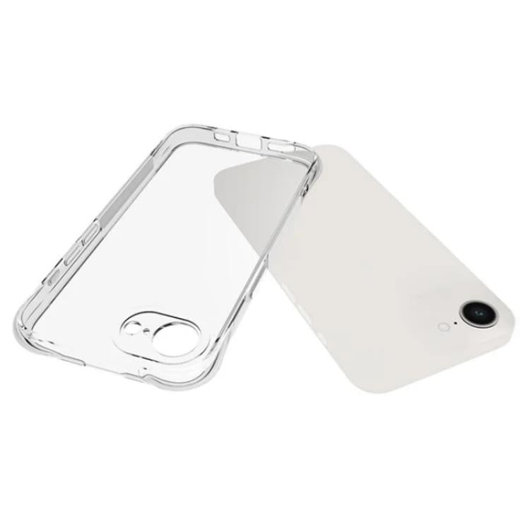 WANLONFENG Custodia per telefono in TPU trasparente antiurto a quattro angoli con 2 pellicole protettive per lo schermo., For iPhone 17e / 16e, For iPhone 17 Pro Max, For iPhone 17 Pro, For iPhone 17, For iPhone Air, For iPhone 16 Pro Max              ...