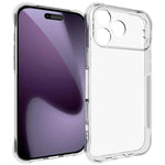 Custodia TPU trasparente antiurto con 2 pellicole per iPhone