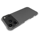 Custodia TPU trasparente antiurto con 2 pellicole per iPhone