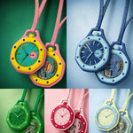 Custodia per orologio da tasca in silicone a copertura totale xDfind, For Swatch Royal Pop