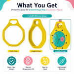 Custodia per orologio da tasca in silicone a copertura totale xDfind, For Swatch Royal Pop