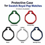 Cassa per orologio da tasca in metallo tinta unita xDfind, For Swatch Royal Pop