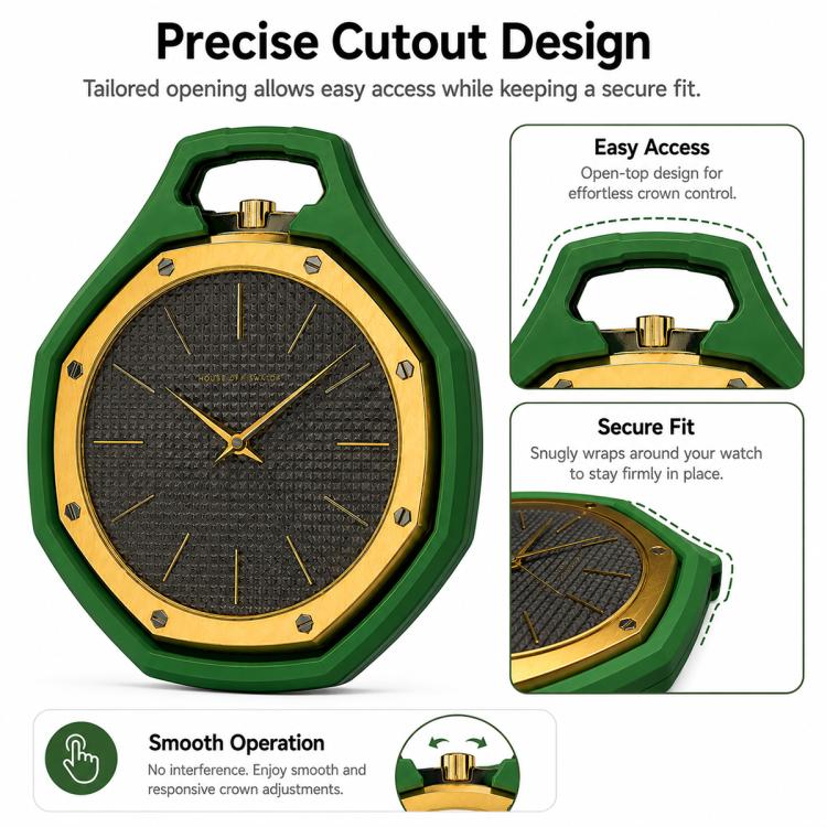 Cassa per orologio da tasca in metallo tinta unita xDfind, For Swatch Royal Pop