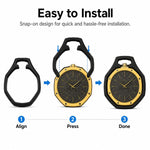 Cassa per orologio da tasca in metallo tinta unita xDfind, For Swatch Royal Pop