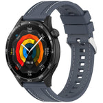 Cinturino per orologio sportivo in silicone con cuciture xDfind, 22mm