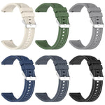 Cinturino per orologio sportivo in silicone con cuciture xDfind, 22mm