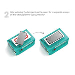 Macchina per separazione schermi LCD touch screen 7" con pompa vu