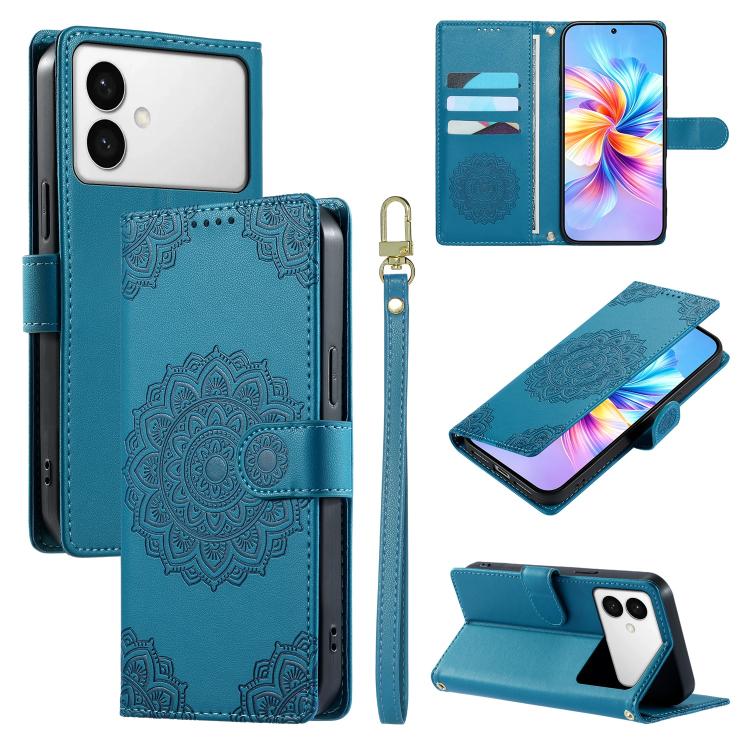 Custodia per telefono in ecopelle con cinturino e chiusura magnetica a totem in rilievo., For Galaxy S26 FE 5G, For Galaxy S26+ 5G, For Galaxy S26 Edge 5G