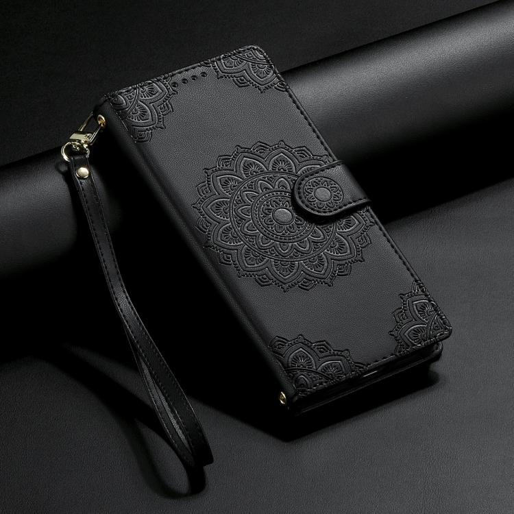 Custodia per telefono in ecopelle con cinturino e chiusura magnetica a totem in rilievo., For iPhone 17, For iPhone Air, For iPhone 16 Pro Max