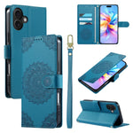 Custodia per telefono in ecopelle con cinturino e chiusura magnetica a totem in rilievo., For iPhone 16 Pro, For iPhone 16 Plus, For iPhone 16