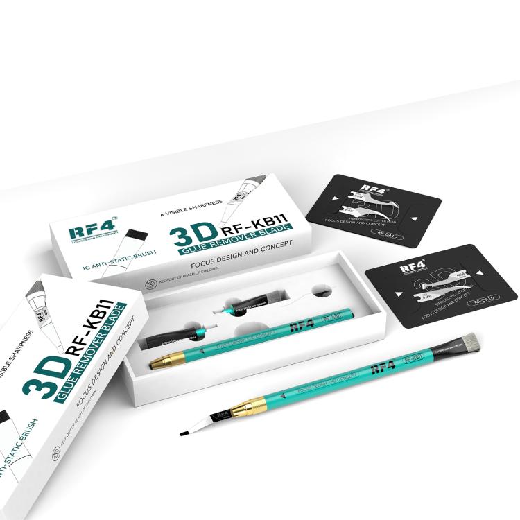 Set lama raschiante 3D e spazzola antistatica RF-KB11