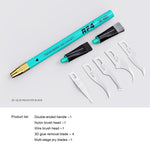 Set lama raschiante 3D e spazzola antistatica RF-KB11