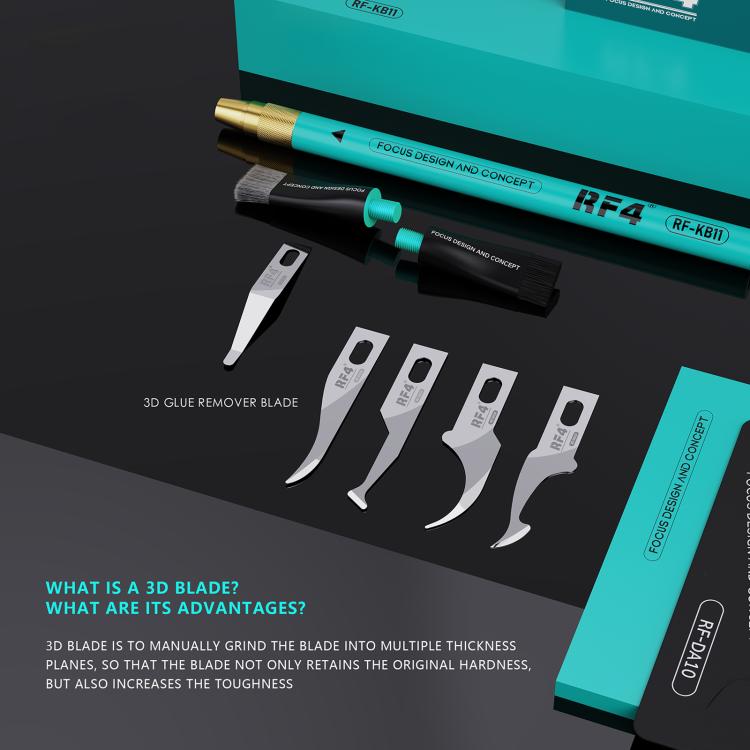 Set lama raschiante 3D e spazzola antistatica RF-KB11