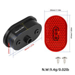 Parafango per monopattino elettrico, copertura freno e fanale posteriore, For Xiaomi Mijia M365 Pro / Pro 2