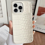 Custodia per telefono ibrida in PU con texture effetto coccodrillo sfumata, For iPhone 17 Pro Max, For iPhone 17 Pro, For iPhone 16 Pro Max, For iPhone 16 Pro, For iPhone 15 Pro Max, For iPhone 15 Pro