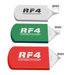 RF4 RF-DA8 3 pezzi Lama multifunzione per smontaggio e rilavorazione di telefoni cellulari, RF-DA8