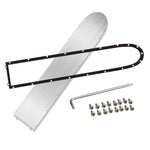 Piastra di base in metallo inossidabile per monopattino elettrico con anello impermeabile, For Xiaomi Mijia M365 / S1, For Ninebot MAX G30, For Xiaomi Mijia Pro / Pro 2