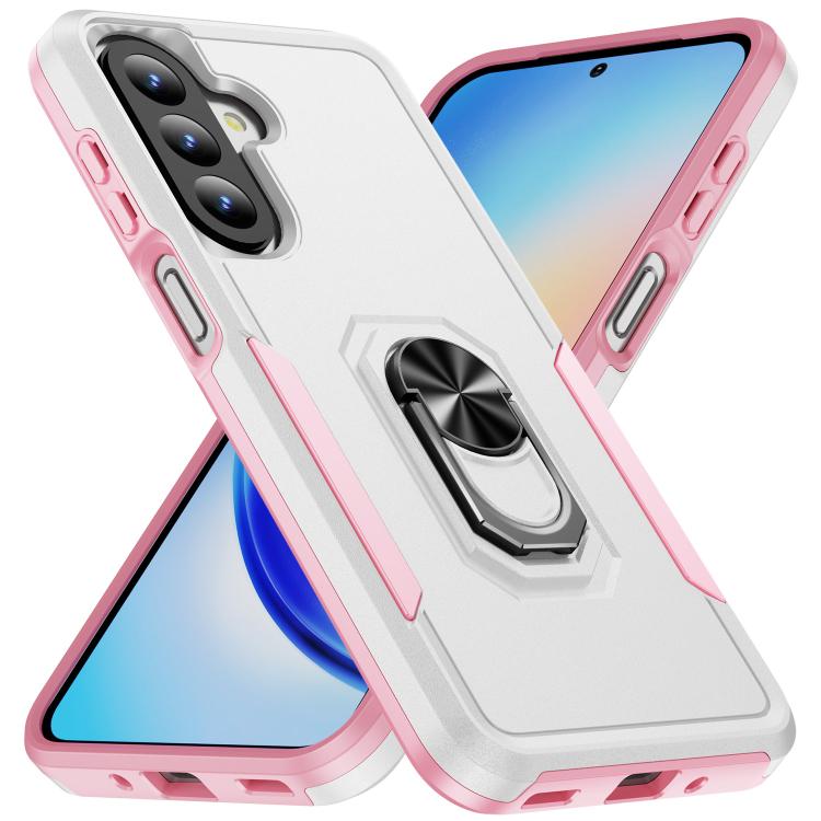 Custodia per telefono Pioneer Armor Heavy Duty in PC + TPU con supporto, For Galaxy A27 5G