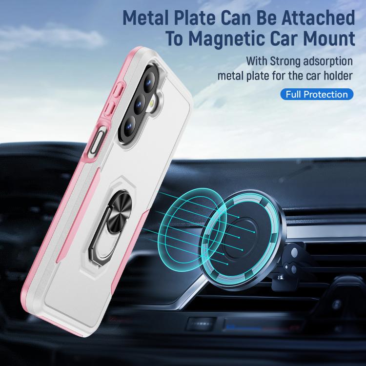 Custodia per telefono Pioneer Armor Heavy Duty in PC + TPU con supporto, For Galaxy A27 5G