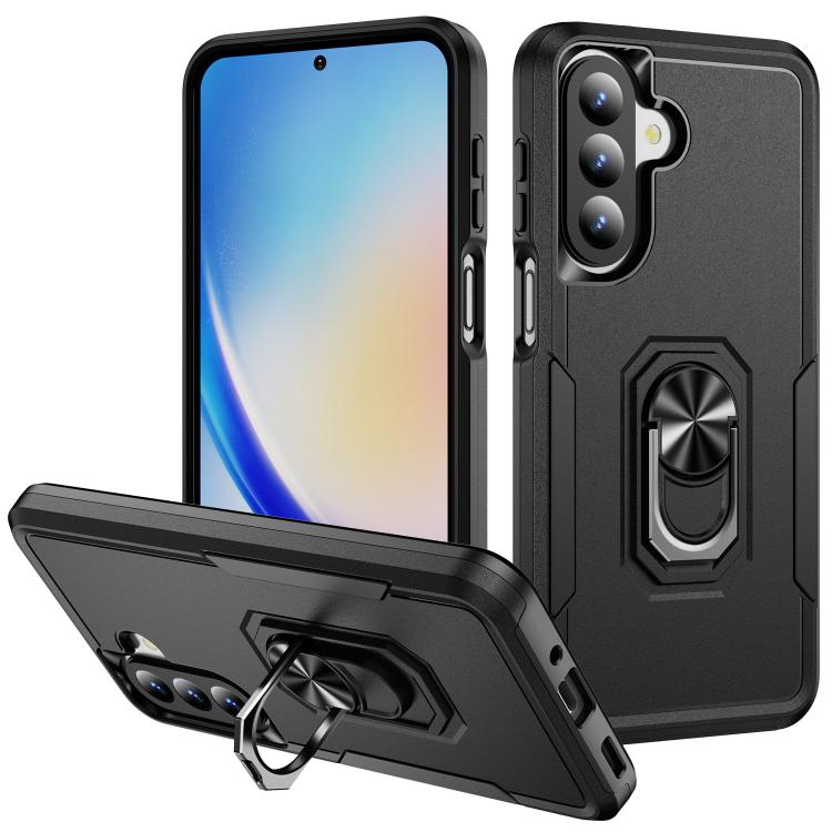 Custodia per telefono Pioneer Armor Heavy Duty in PC + TPU con supporto, For Galaxy A27 5G
