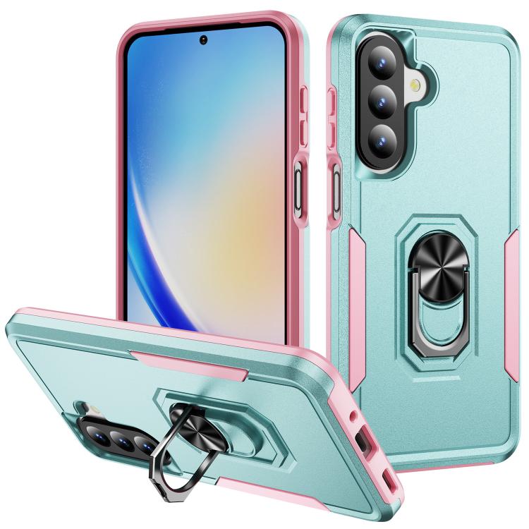 Custodia per telefono Pioneer Armor Heavy Duty in PC + TPU con supporto, For Galaxy A27 5G