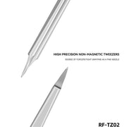 Pinzette di precisione in acciaio inox antimagnetico