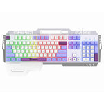 SHIPADOO GK50 Tastiera da gioco cablata RGB con mouse