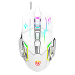SHIPADOO GK50 Tastiera da gioco cablata RGB con mouse