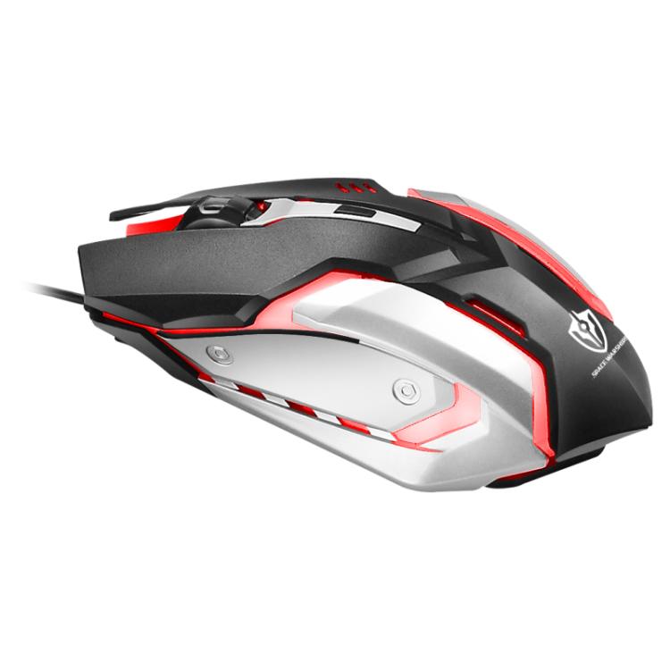 Mouse ottico USB cablato ergonomico SHIPADOO 1600 DPI