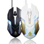 Mouse ottico USB cablato ergonomico SHIPADOO 1600 DPI