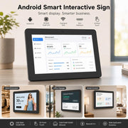 Display touch IPS HD 10,1" Android 11 2GB RAM 16GB memoria