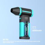 Mini ventilatore portatile ricaricabile con aspirapolvere e luce
