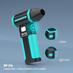 Mini ventilatore portatile ricaricabile con aspirapolvere e luce