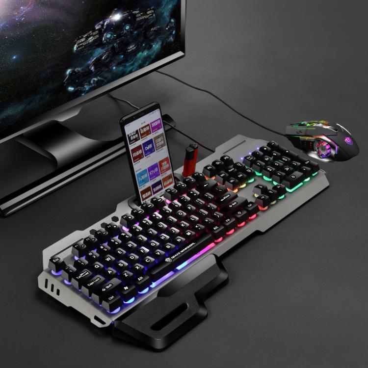 Set tastiera gaming cablata e mouse 6D 4800 DPI