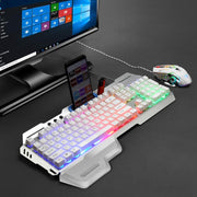 Set tastiera gaming cablata e mouse 6D 4800 DPI