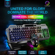 Set tastiera gaming cablata e mouse 6D 4800 DPI