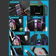 Set tastiera gaming cablata SHIPADOO GT700 e mouse 6D 4800DPI