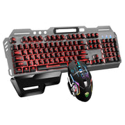 Set tastiera gaming cablata e mouse 6D 4800DPI RGB